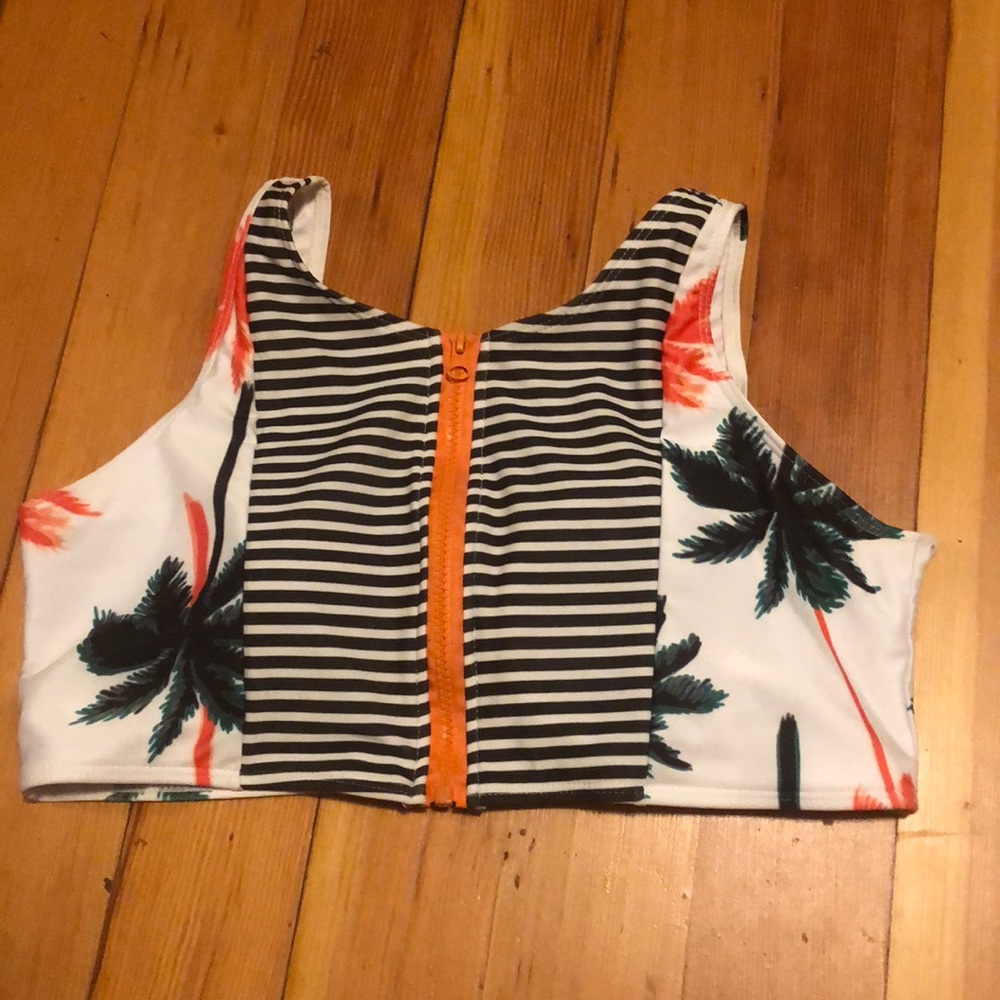 Palm swim suit